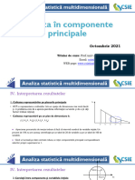 Analiza În Componente Principale