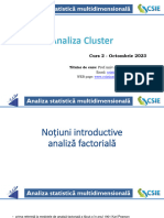 Analiza Cluster