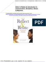 Test Bank For Reflect Relate An Introduction To Interpersonal Communication 5th Edition Steven Mccornack Kelly Morrison