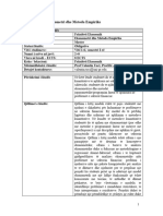 SYLLABUS: Ekonometri Dhe Metoda Empirike