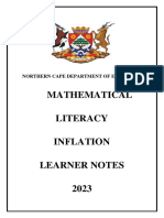 Inflation Learner Notes