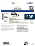 Ingresso Show RBD