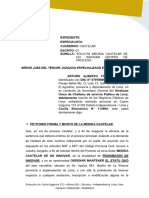 Solicito Medida Cautelar de No Innovar Dentro Del Proceso