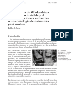 DeSoto Las Imágenes de Fukushima. El Mapa de Lo Invisible y El Vertedero de Tierra Radiactiva o Una Ontología de Naturaleza Post Nuclear