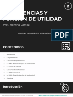 2 - Preferencias y Función de Utilidad