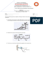 QUIZ 1 Engineering Mechanics