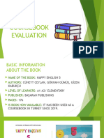 Coursebook Evaluation Beyza Kepenek