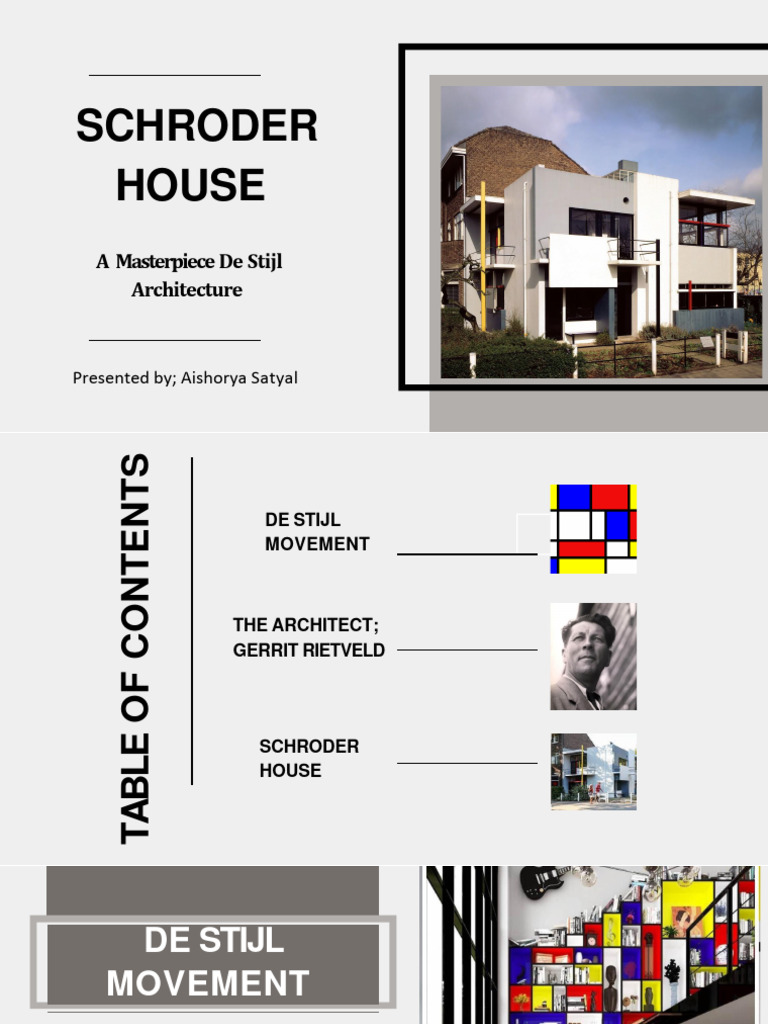 Rietveld Schröder House Overview | PDF | Architectural Design