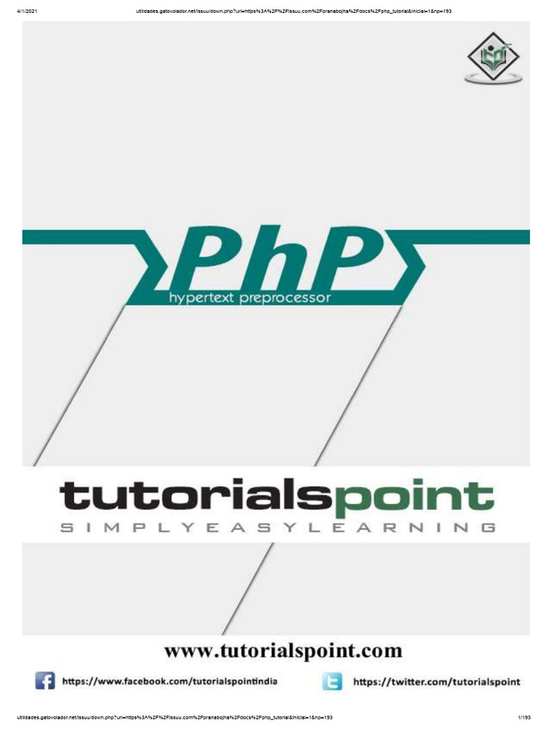 Tutorial Point 34 | PDF