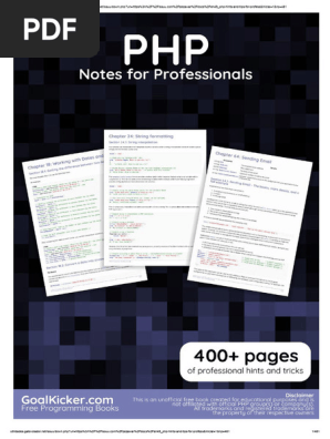 PHPProfesionalNotes Free