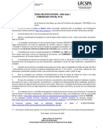 Comunicado Oficial N 06 - Divulga A Candidatos Inscritos Pela Lista de Espera