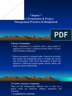 Chapter 7 Project Termination and Project Management Practices in BD