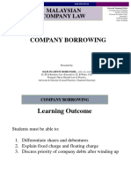 LAW610 10 Company Borrowing