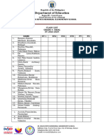 Class List 4-Rizal 2023-24