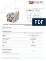 Product Description: DIN Rail Terminal Blocks Push-In Design Date:2018-07-26Version:1.1