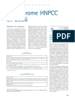 Le Syndrome HNPCC en 2006: Définition Du Syndrome