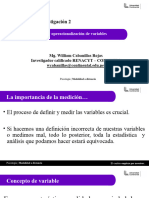 Semana 6 - Identificación y Operacionalización de Variables