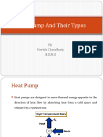 Heat Pump and Their Types: by Harish Choudhary B.E, M.E