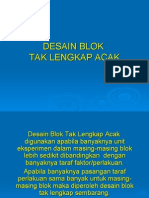 Pertemuan Ke-5 (Desain Blok Tak Lengkap Acak)