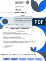 Sistemas ERP's en Empresas Ecuatorianas - GRUPO 4