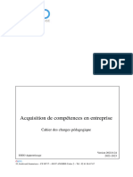 2022-2023-Cahier Des Charges de L Acquisition de Competences en Entreprise