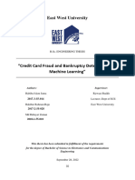 Credit Card Fraud and Bankruptcy Detection Using