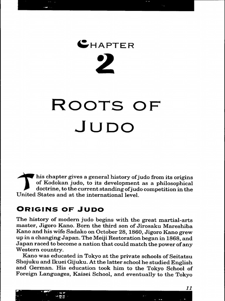 Chapter 2 (Judo Techniques and Tactics) PDF Judo Jujutsu