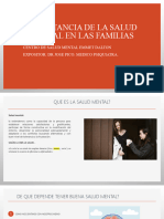 Importancia de La Salud Mental en Las Familias