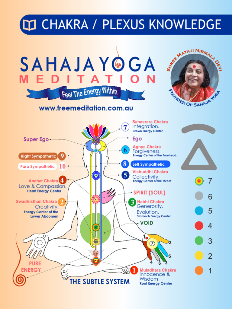 Chakras And Plexus Knowledge Sahaja Yoga Meditation Pdf Chakra