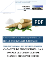 2-3TPH Input Cassava Flour Processing Machine (Plate and Frame Press Filter) - Specification and Introduction FR