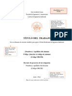 Plantilla Artículo Científico Ingeniería Industrial