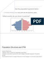 Population Structure and DTM