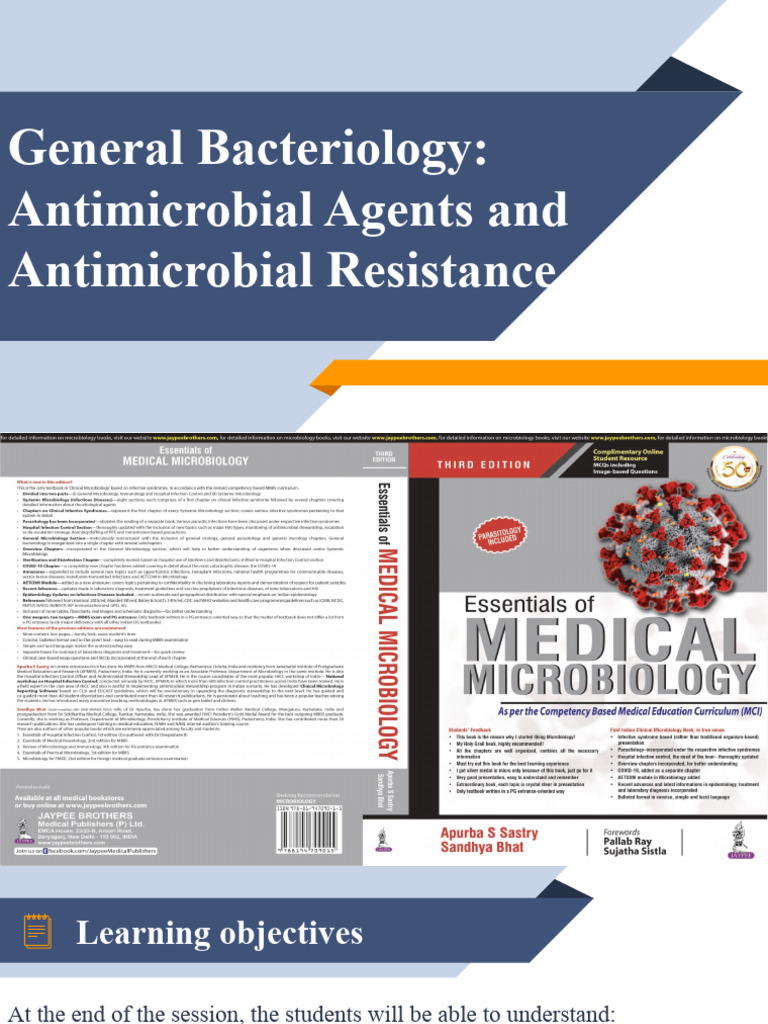 Antimicrobial Agents & Resistance Overview | PDF | Beta Lactamase ...