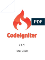Download CodeIgniter UserGuide v171 by Jaffer Aftab SN68500269 doc pdf