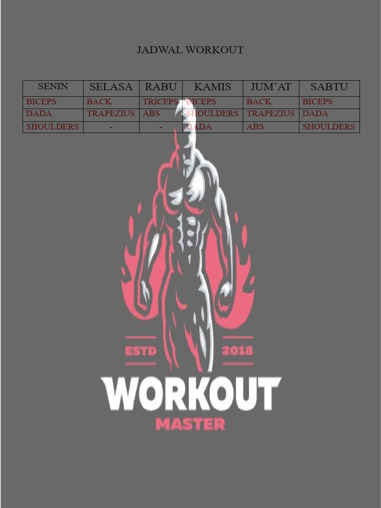 Jadwal Workout | PDF