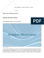Normas Mexicanas - Comisión Nacional Del Agua - Gobierno - Gob - MX