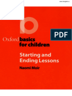 Oxford Basics For Children Starting and Ending Lessons