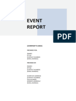 Workshop Report Template Guide | PDF