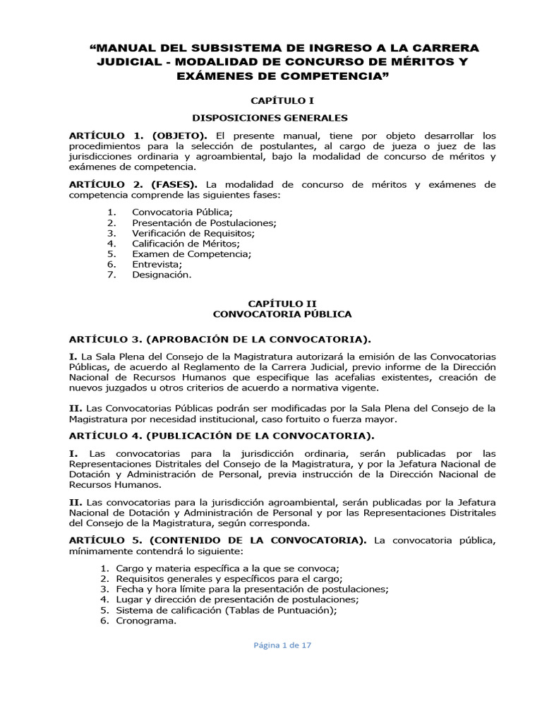 Manual de Ingreso a la Carrera Judicial | PDF | Judicaturas | Juez