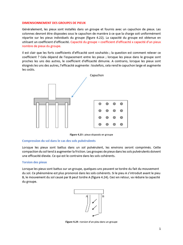 Dimensionnement des Pieux et Caissons | PDF | Fondation profonde ...