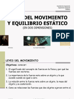 Leyes Del Movimiento y Equilibrio Estático en 2D