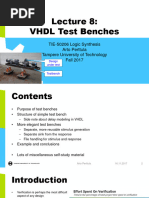 Lecture 8 VHDL Test Benches