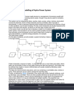 Modelling of Hydro