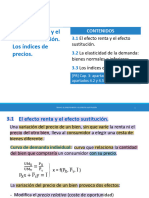 Tema 3. El Efecto Renta y Sustitución