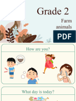 Grade 2 - Farm Animals - Lesson2