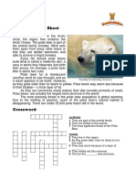 Polar Bear Wordsheet and Activity Sheet