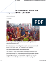 Who Were Dravidians