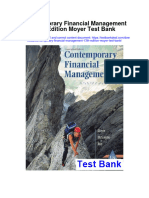 Contemporary Financial Management 13th Edition Moyer Test Bank