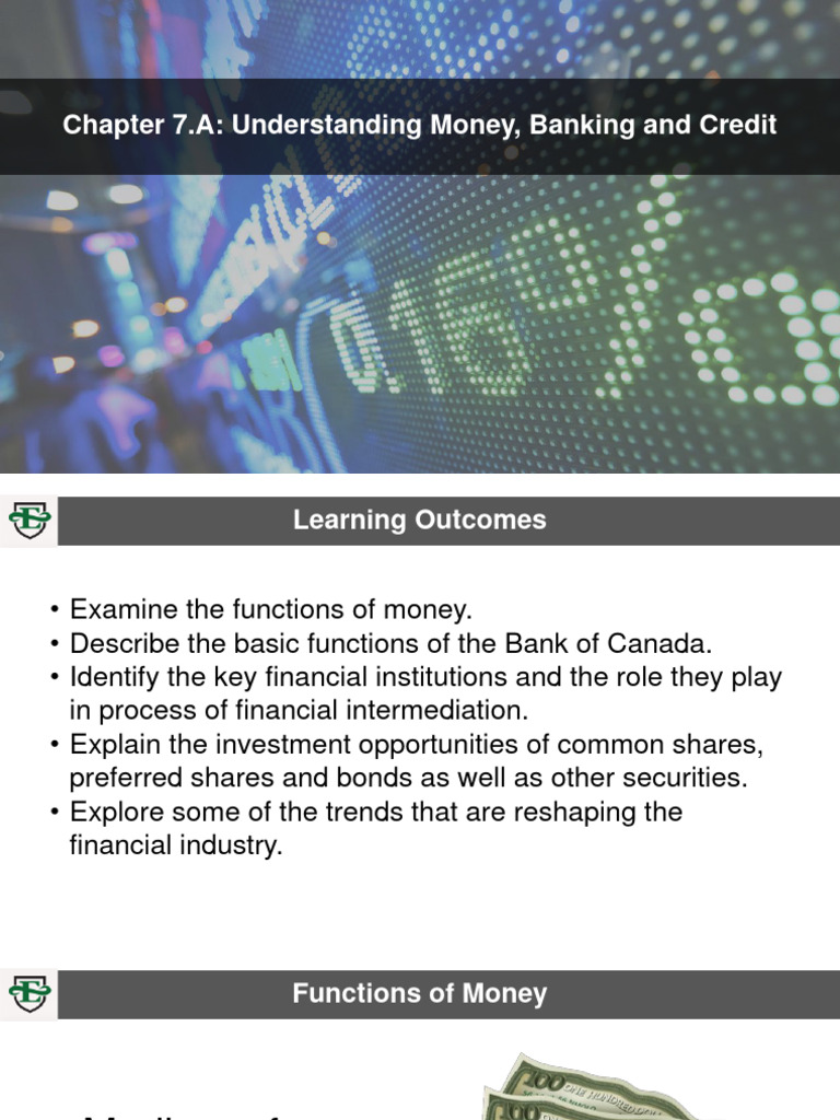 Part 7.A Banking PDF Money Supply Money