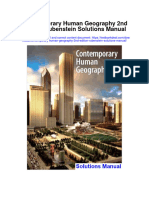 Contemporary Human Geography 2nd Edition Rubenstein Solutions Manual